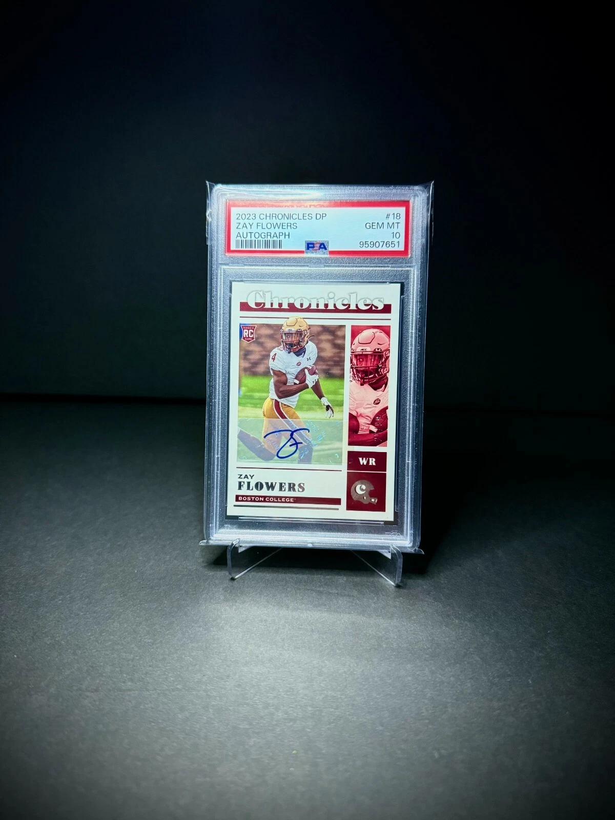 Zay Flowers Panini Chronicles Draft Picks #18 Autograph