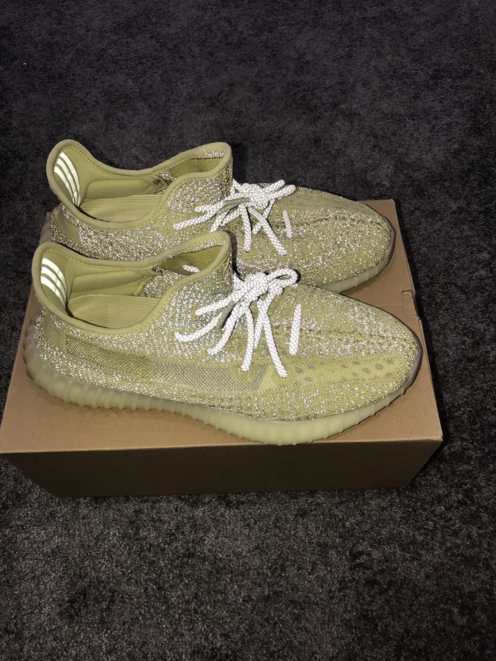 Size UK 9.5 - adidas Yeezy Boost 350 V2 Antlia Reflective, photo 1 of 5