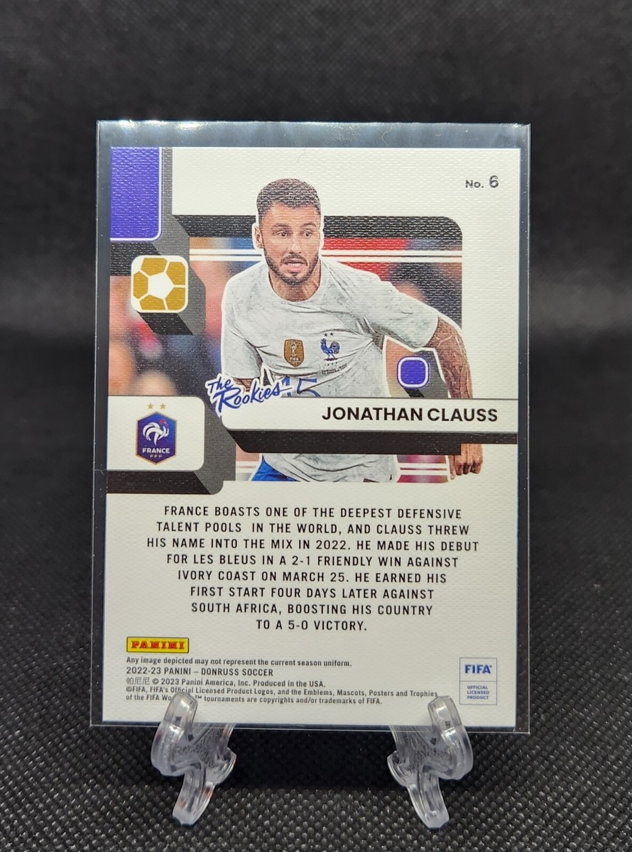 2022-23 Donruss Soccer The Rookies #6 Jonathan Clauss