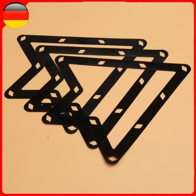 6pcs Pool Table Rack Portable Triangle Snooker Balls Rack Sheet for Pool Hall