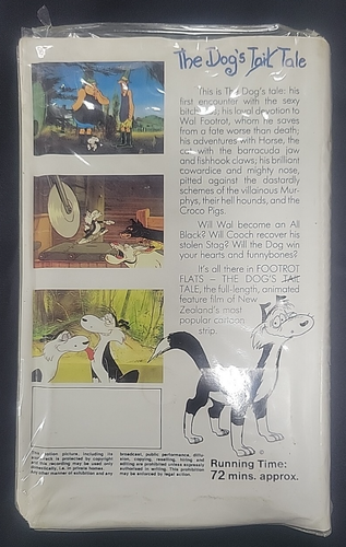 Footrot Flats: The Dog's Tale - VHS RARE Animated Comedy New Zealand - Imagen 2 de 10