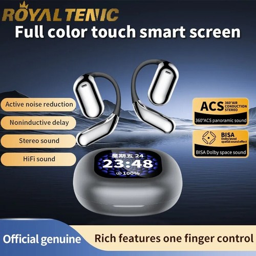 Translation Earbuds Wireless Bluetooth 5.4 Smart Earphones 140+ Languages AI OWS - Picture 4 of 14