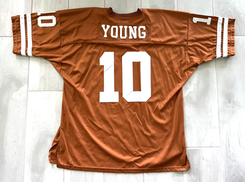 VINCE YOUNG Texas Longhorns 2005 Rose Bowl Gridiron Greats Size 56 Jersey - Picture 7 of 10