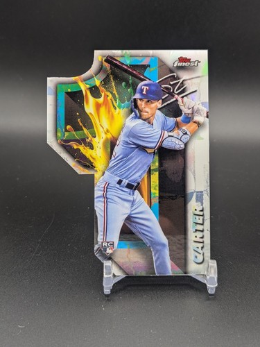 Evan Carter RC 2024 Topps Finest Finest Firsts Die-Cuts #FFD-4