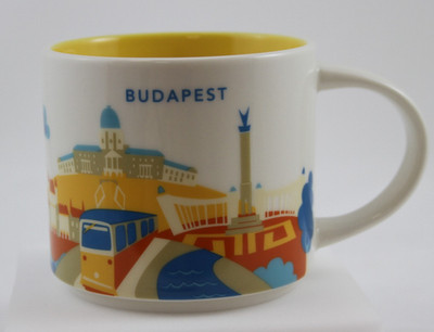 Starbucks You Are Here Budapest YAH Kaffee Tasse #SI