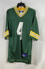 Vintage Y2K Reebok Green Bay Packers Brett Favre #4 NFL Jersey Green Mens M