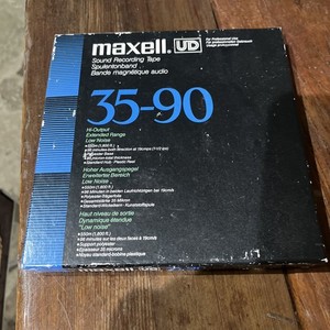 Cassette Audio Maxell 35-90 Ultra Dynamic, 18cm, Neuve Scellée, Vintage