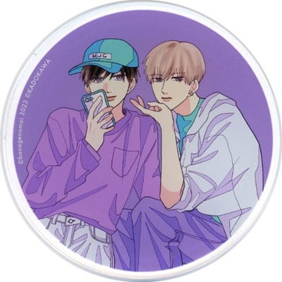 Takara-kun to Amagi-kun Acrylic Coaster Purple Used Japan