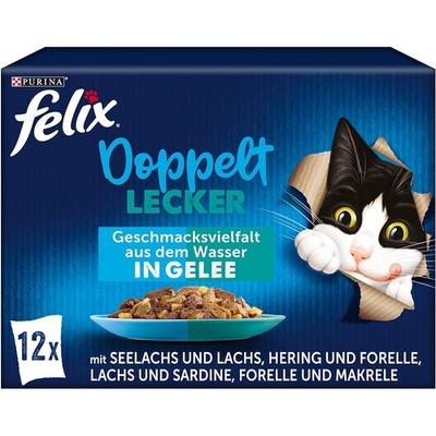 FELIX Doppelt Lecker Geschmacksvielfalt aus dem Wasser (1 x 12 x 85g)