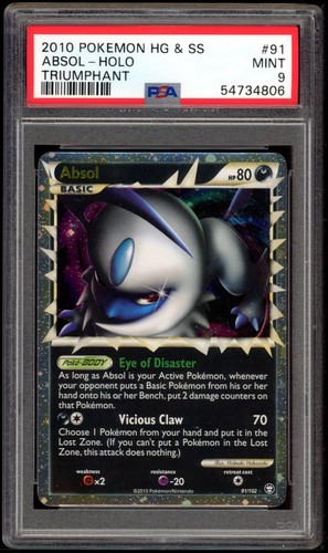 Absol graded PSA 9 for sale on eBay