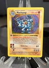 Pokemon First Edition Machamp Holo Shadowless 8/102 1999 Wizards Of The Coast