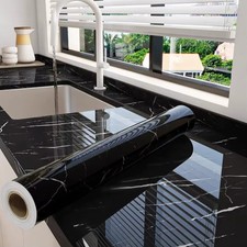10M Marble Contact Paper Self Adhesive Kitchen Worktop Covering Vinyl Wrap Film