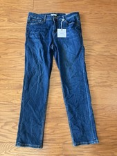 Bleu Capri Jeans Womens Size 10 Blue Denim Casual Pockets NWT