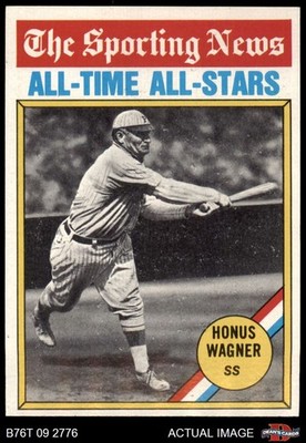 1976 Topps #344 Honus Wagner All-Time All-Stars Pirates HOF 7 - NM