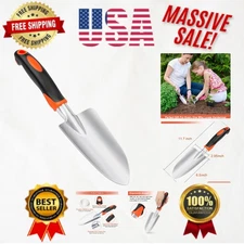 Garden Shovel Garden Hand Trowel, Heavy Duty Hand Shovel with Ergonomic Handle