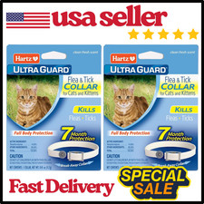 Hartz UltraGuard Pro Flea Tick Collar for Cats Kittens 7 Month Pack of 2