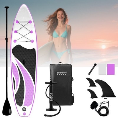 10 FT Inflatable Stand Up Paddle Board PVC SUP Paddleboard w/Accessories PP