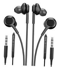 3.5mm Wired Headphone 2pack Headset with Microphone Computer PC Laptop Gaming