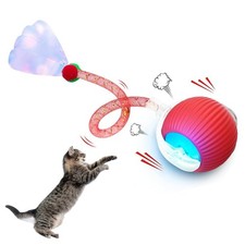 Elegancy Speedy Tail 2.0 Interactive Cat Toy  Red Ball -