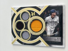2018 Topps Museum Collection Wil Myers /25 Primary Pieces Quad Relic Padres