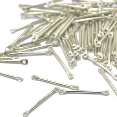 100 Stck. Metall Stab Verbinder Schmuck Teile
