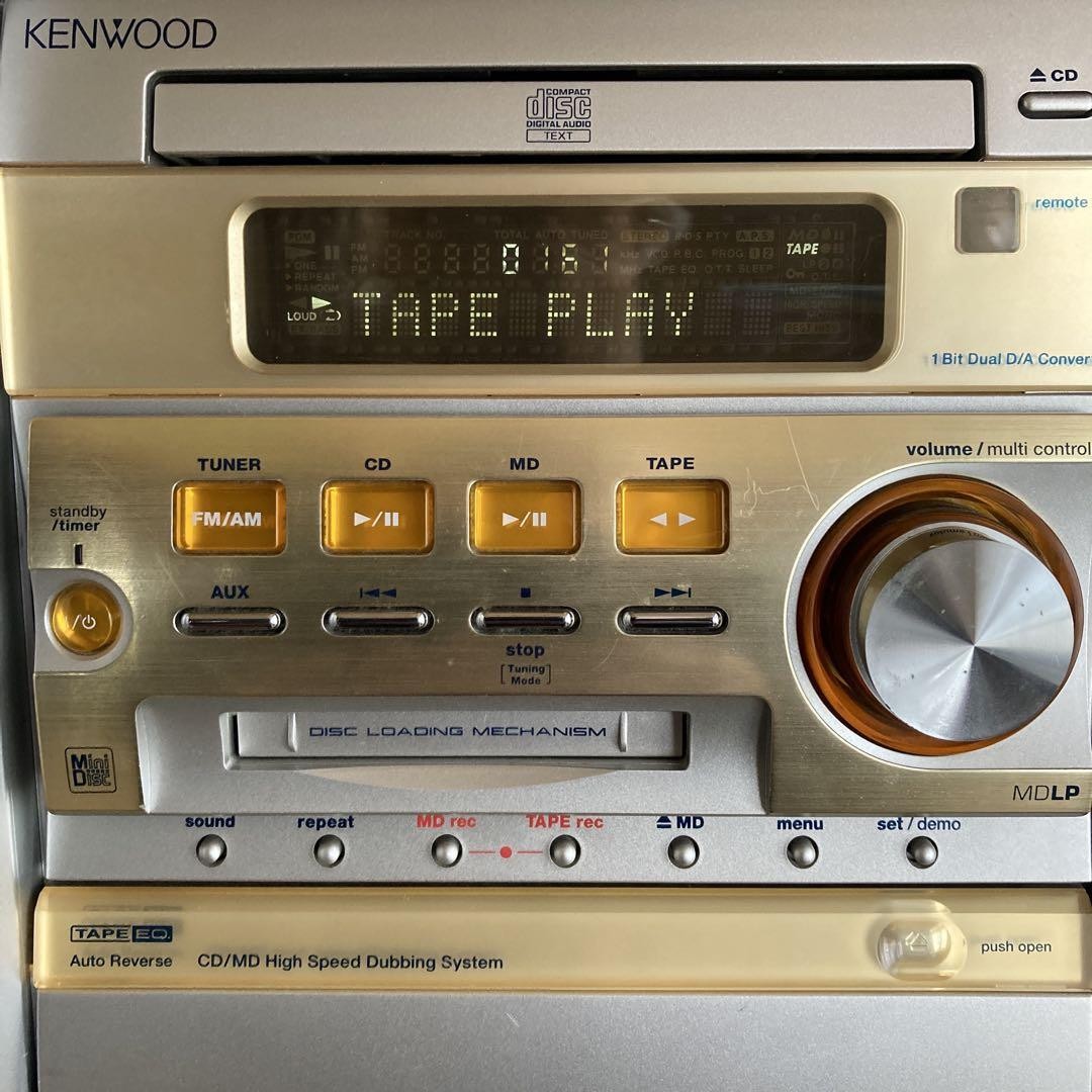廃盤　希少　ゴールド　KENWOOD RXD-SJ3MD　リモコン付き 2025年最新】KENWOOD RXD-SJ3MDの人気アイテム - メルカリ