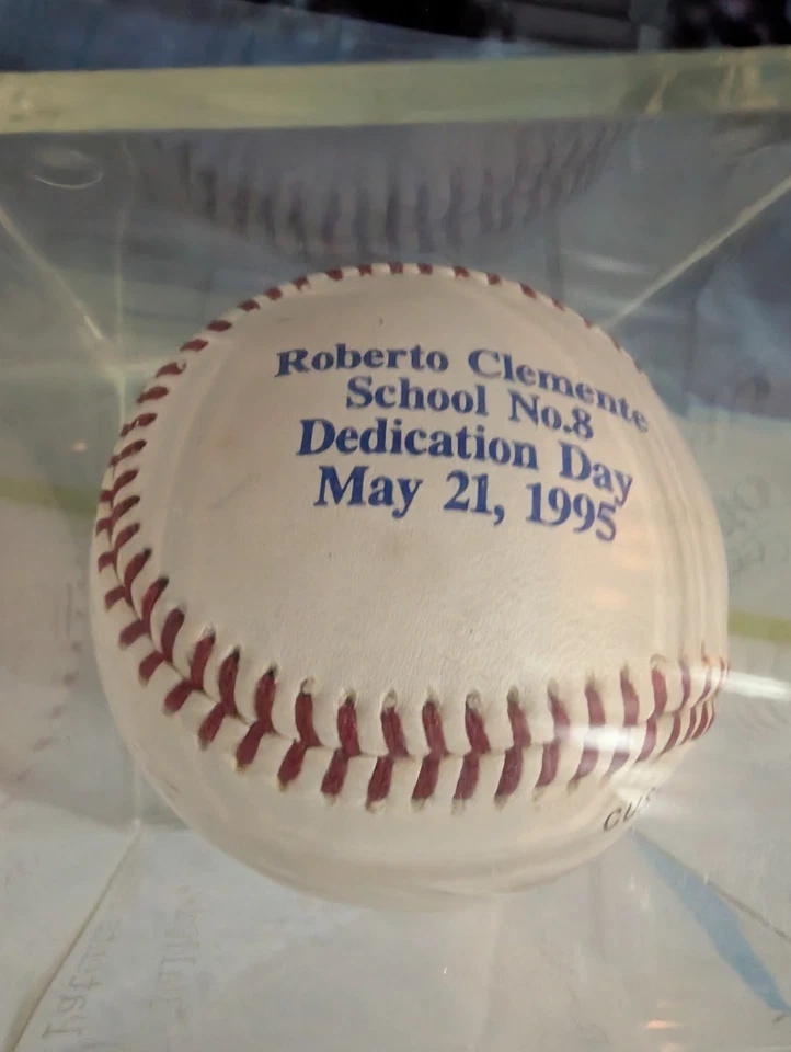 MLB Pittsburgh Pirates Vera Clemente Roberto Dedication Day 1995 Signed Baseball - Image 3 of 4