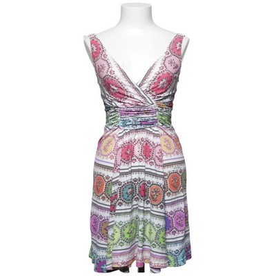Roberto Cavalli, Kleid, Größe: 36, Weiß/Mehrfarbig, Paisley, Damen #5M7