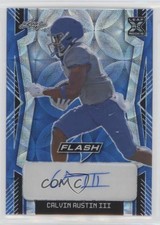 2022 Leaf Flash Blue Kaleidoscope /20 Calvin Austin III #BA-CA1 Auto 0u66