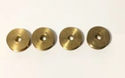 LOT 4 PULLEYS MECCANO FRANCE brass 12mm ref 23