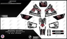 Razor MX350 NEW MODEL graphics kit decals THICK AND HIGH GLOSS