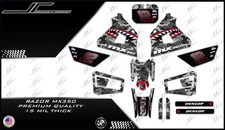 Razor MX350 NEW MODEL graphics kit decals THICK AND HIGH GLOSS 