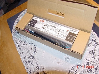 Mean Well HLG-150H-24B AC-DC Single Output LED Driver, In 100-240V Output 24VDC