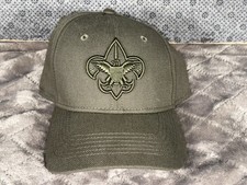 Boy Scouts of America Uniform  Baseball Hat Cap Fleur De Dis Eagle Stretch M/L