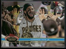 2021 Stadium Club Chrome #292b Fernando Tatis Jr. 1991 Design Variation