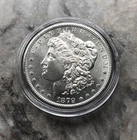 1879-S MORGAN SILVER DOLLAR IN BU MINT STATE CONDITION.
