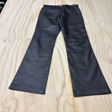 Gap Leather Pants Vintage Y2K Black Women's Size 6