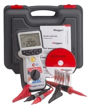 MEGGER MIT430/2 Megohmmeter, 50 to 1000V DC, Backlit LCD