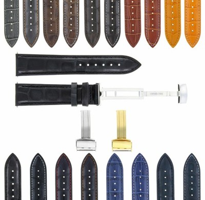 17-18-19-20-21-22-2424MM LEATHER BAND STRAP FOR ROLEX DATE, DATEJUST GMT WATCH
