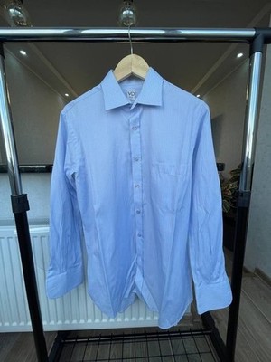 mens shirt navy cotton 40