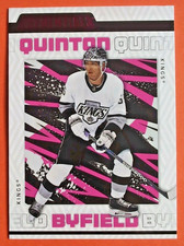 QUINTON BYFIELD PINK 2023-24 CREDENTIALS UPPER DECK PINK 19/49 SP #40 KINGS