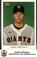 2023 Topps NPB 206 #4 Takumi Ohshiro Yomiuri Giants