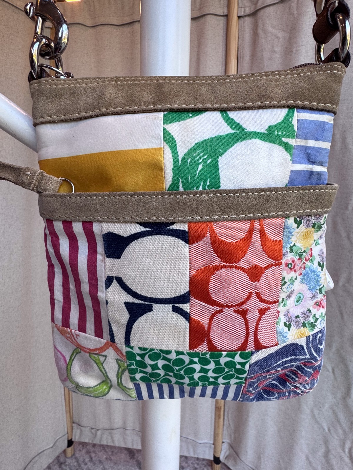 COACH #10456 Multicolor Hampton Patchwork Swingpa… - image 2