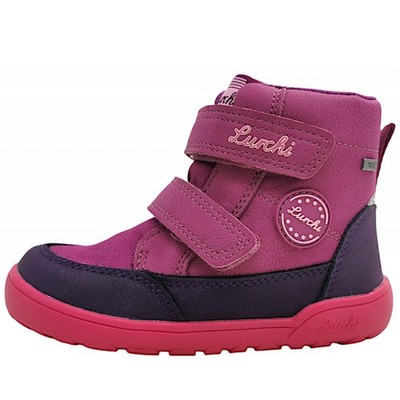 Lurchi Mädchen Schnürstiefel in Rosa