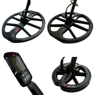 Minelab Equinox 600/800 Metalldetektor Spule Stoßstangenschutz Set SCHWARZ