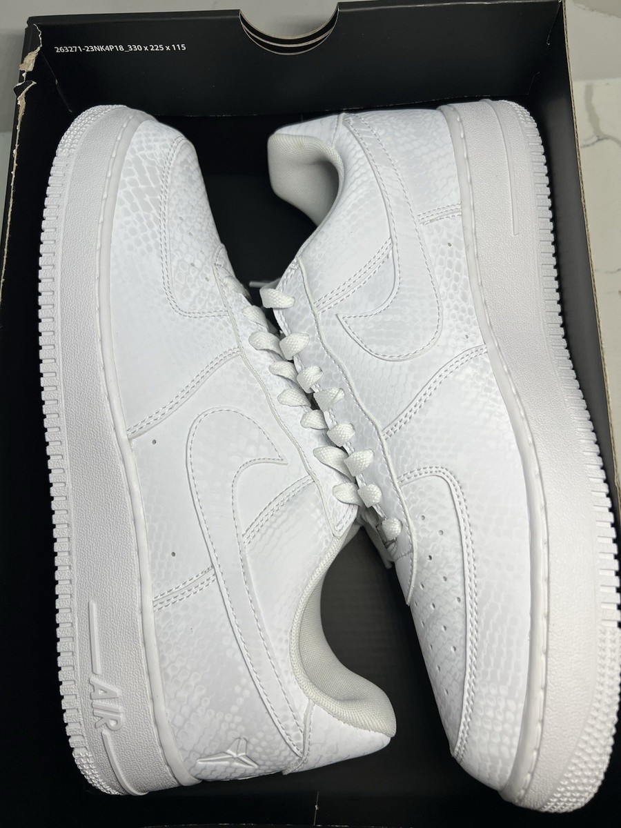 Nike Air Force 1 Low X Kobe Bryant Forever White IB0018-100 Men's
