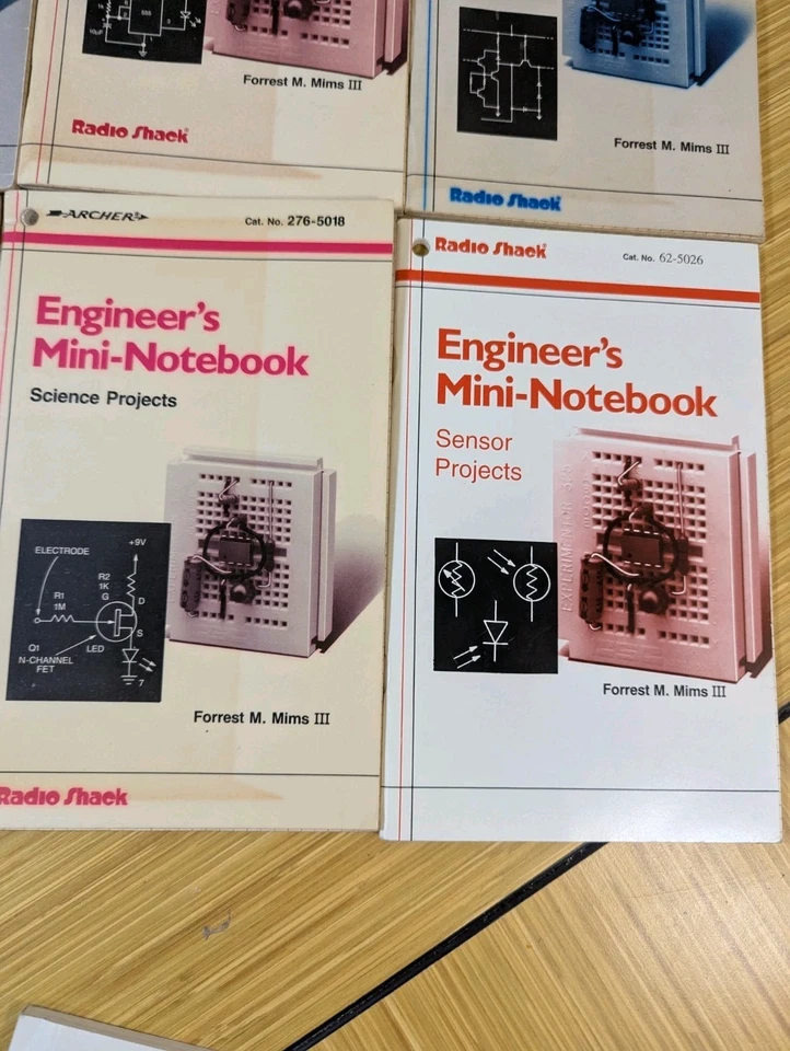 KSE Lot Of 8 Radio Shack Archer Engineer’s Mini-Notebook Forrest Mims  - Image 4 of 4