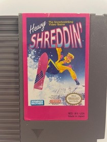 Heavy Shreddin (Nintendo NES) Authentic Cleaned Tested Working
