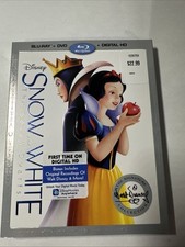 Walt Disney's Snow White and the Seven Dwarfs Blu-ray DVD, 2016 Mint Discs