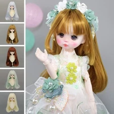 Peluca BJD Ondulada De 3 Capas Cabello De Muñecas Suaves 1/3 1/4 1/6 Muñecas BJD